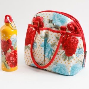 Pioneer Woman Blossom Lunch Bag + Water Bottle